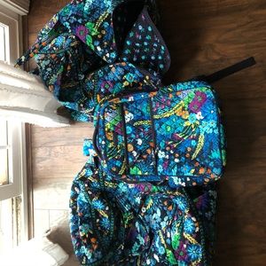 Vera Bradley Set of 3 Luggage Items